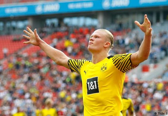  哈兰德连续五轮破门刷新尘封纪录  